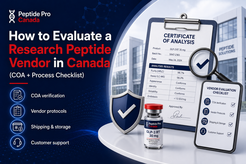 How to Evaluate a Research Peptide Vendor in Canada (COA + Process ...