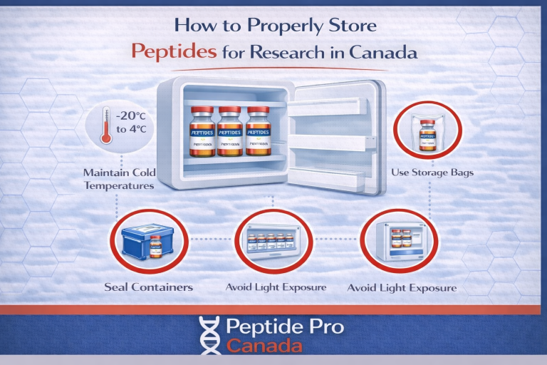 How to Properly Store Peptides for Research in Canada