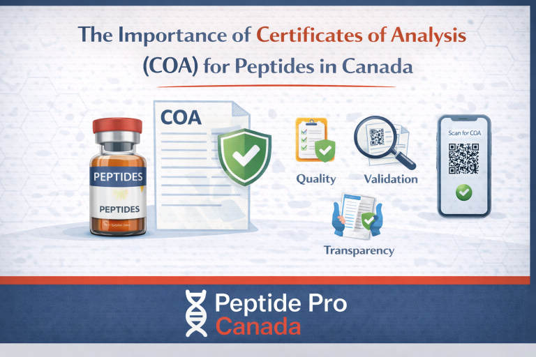 The Importance of Certificates of Analysis (COA) for Peptides in Canada