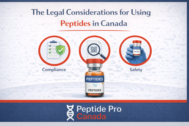 The Legal Considerations for Using Peptides in Canada
