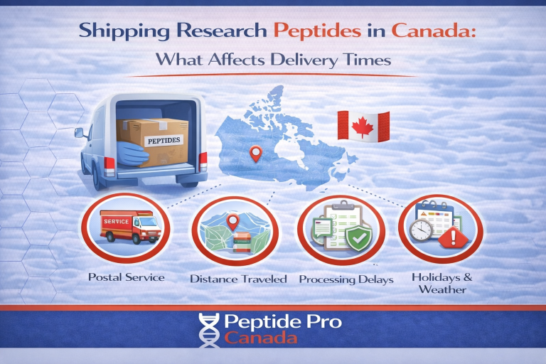 Shipping Research Peptides in Canada: What Affects Delivery Times