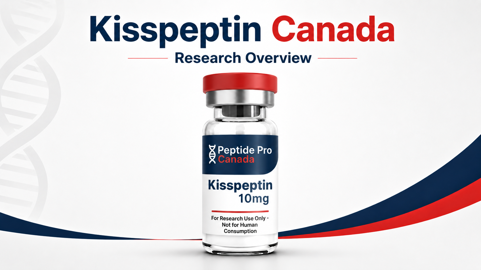 Kisspeptin Canada research overview showing 10mg laboratory research reagent format